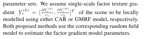 $Y_{r}^{(k)} = \lbrack {\partial Y_{r}^{(k)}\over r_1},{ \partial Y_{r}^{(k)}\over } \rbrack^T$